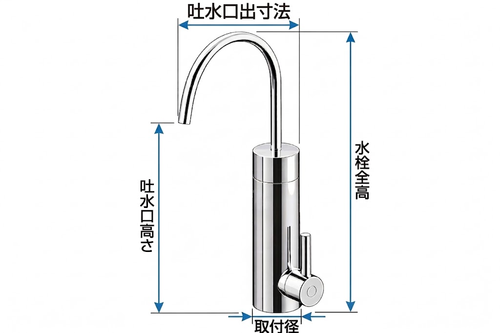 TK304A 寸法 可動域 図