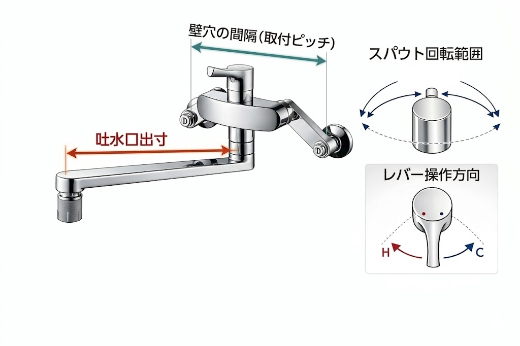 TKS05316J 寸法 可動域 図
